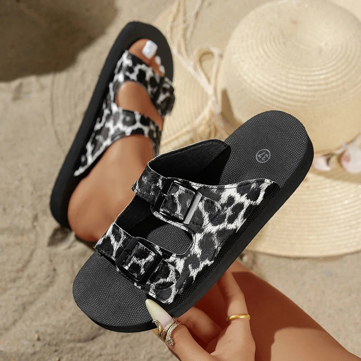 Sandalias Savannah Print