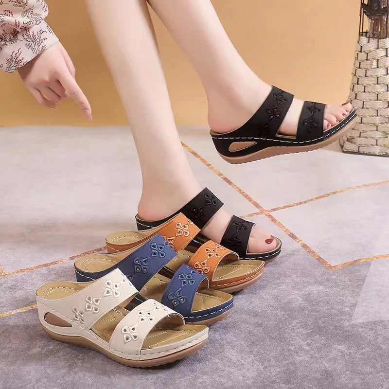 Sandalias Guadalupe Bordada