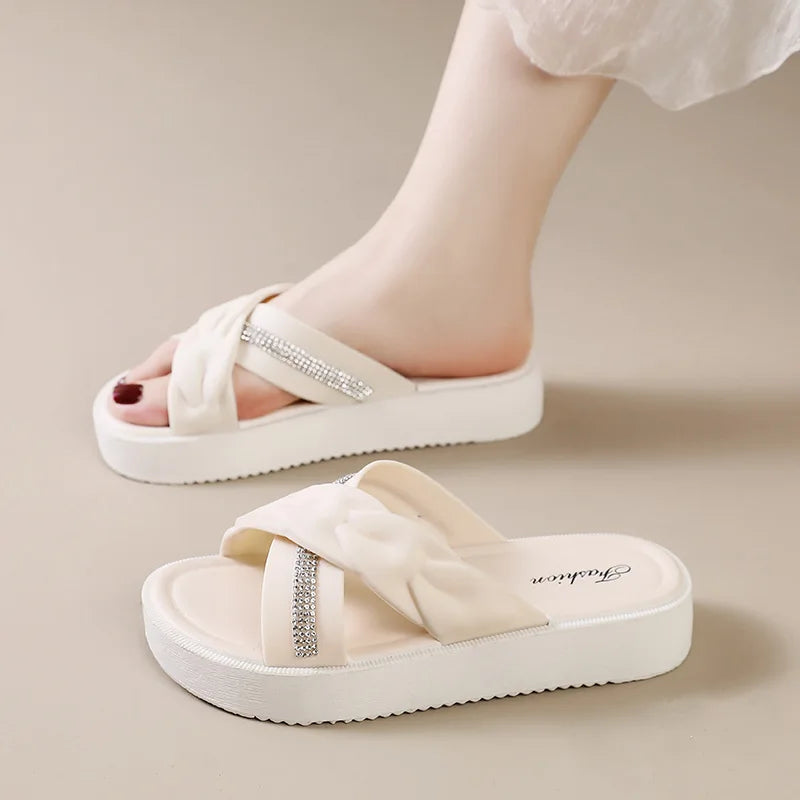 Sandalias Perla Marfil