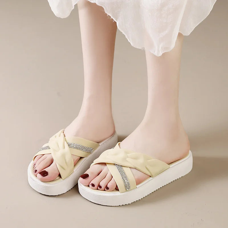 Sandalias Perla Marfil