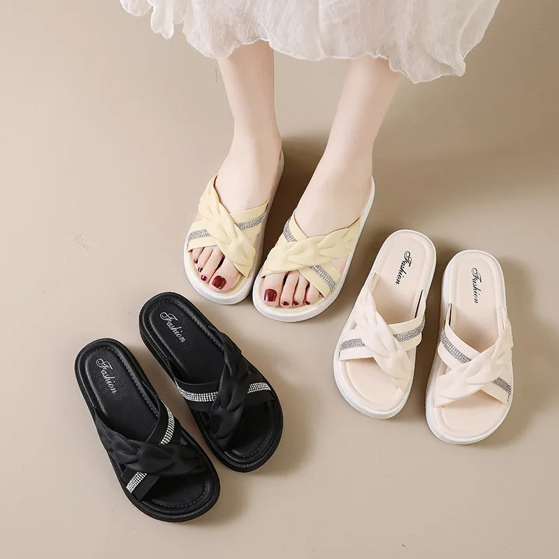 Sandalias Perla Marfil